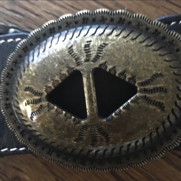 COPY - Lollipops Paris real leather studs belt - Picture 5 of 8